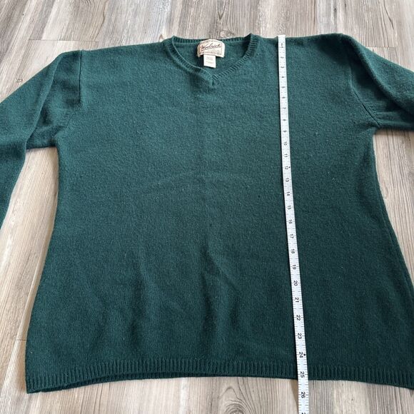 VINTAGE Woolrich Sweater 100% Lambswool Wool Crewneck Size Large - Picture 5 of 10
